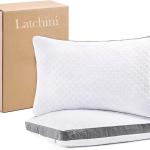 Latchini Air Flow Pillows Air Mesh Sides Maximising Airflow Preventing Overheating for a Cool Night's Sleep Hotel Pillows