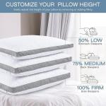 Latchini Air Flow Pillows Air Mesh Sides Maximising Airflow Preventing Overheating for a Cool Night's Sleep Hotel Pillows