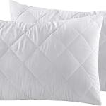 Latchini Bed Pillows with Quilted Cover Standard Size Pillows Extra Soft Filling, Hollow-fiber Premium Sleeping Pillow Set.