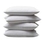 Latchini Duck Feather Pillows Standard Size Down Pillows Hotel Quality Extra Soft Filling Filled in 100% Cotton Cover White Pillows