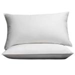 Latchini Duck Feather Pillows Standard Size Down Pillows Hotel Quality Extra Soft Filling Filled in 100% Cotton Cover White Pillows