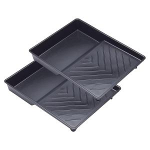 Latchini 9 inch Paint Tray Durable Decorating Roller Trays for Painting 100% Recycled Plastic Paint Roller Tray With Textured Anti-Skid Grip Ideal for All Types of Painting Works