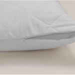 Premium Quilted Pillow Protectors, Super Soft and Comfortable Poly Cotton Fabric Zipped Pillowcase protectors, Breathable, Hypoallergenic Protective Pillow Covers