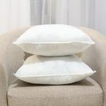 Latchini White Cushion Inners, Premium Hollow-fiber Fluffy Cushion Pads, Bounce Back Cushion Inserts for Sofa